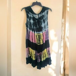 India Boutique Embroidered Gray Top One Size